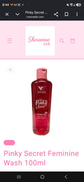 Pinky Secret Feminine Wash 100ml