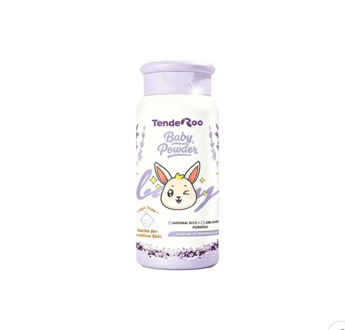 Tenderoo Baby Sweat-Absorbing Anti-Rash Powder Sensitive skin Rice Corn Starch
