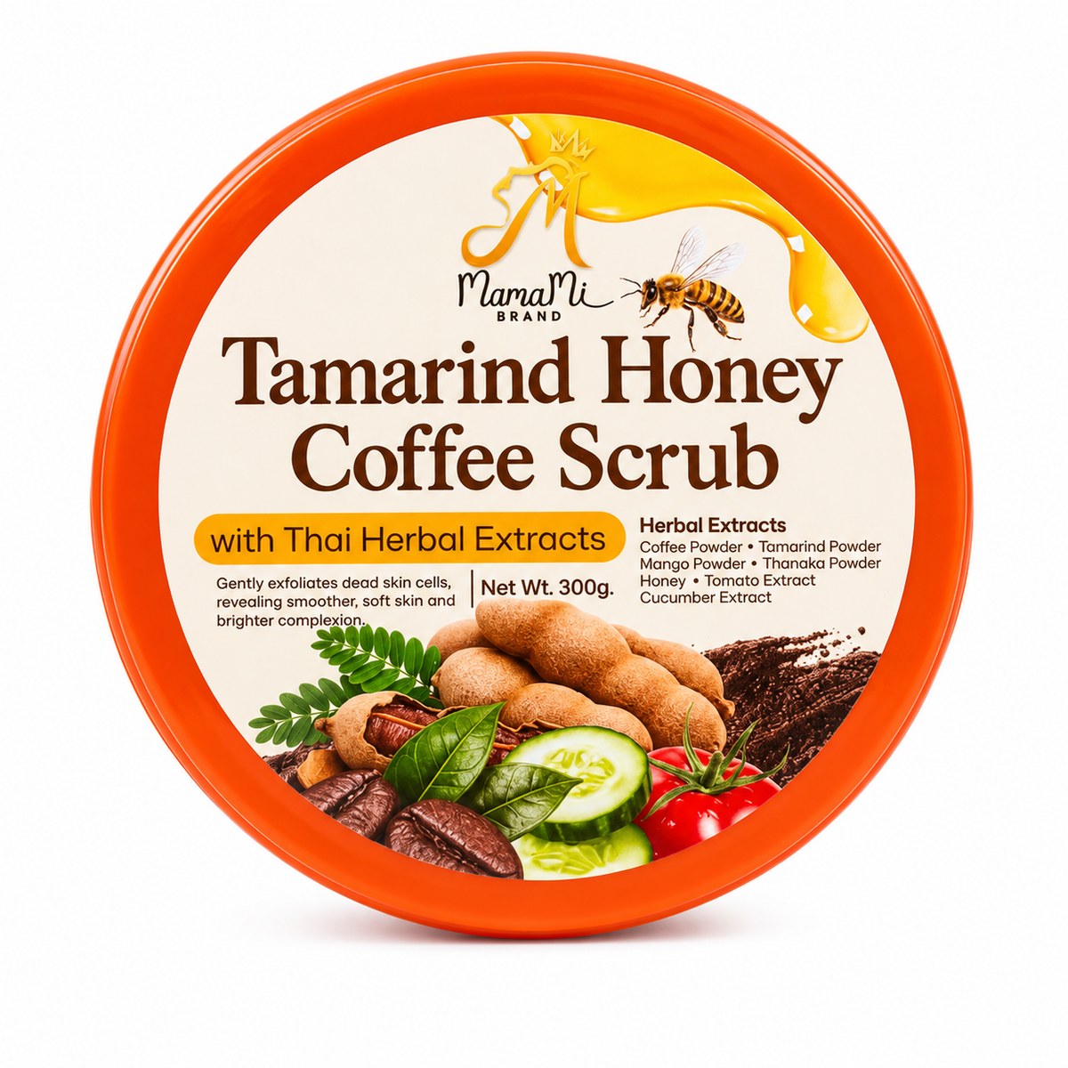 MamaMi Tamarind Honey Coffee Scrub 300g